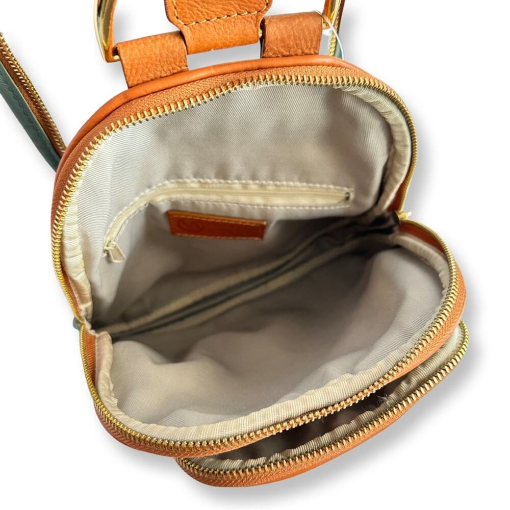 New Valentina Multi Pouch Genuine Leather Bag - Picture 12 of 13